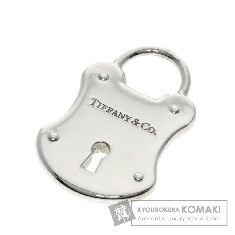 Tiffany Lock Silver Pendant Top - Picture 2 of 5